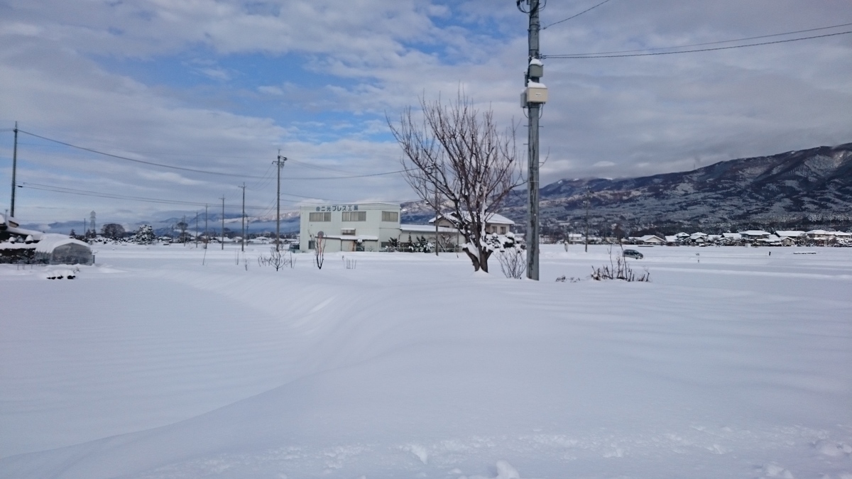 雪景色　スタッドレスタイヤ